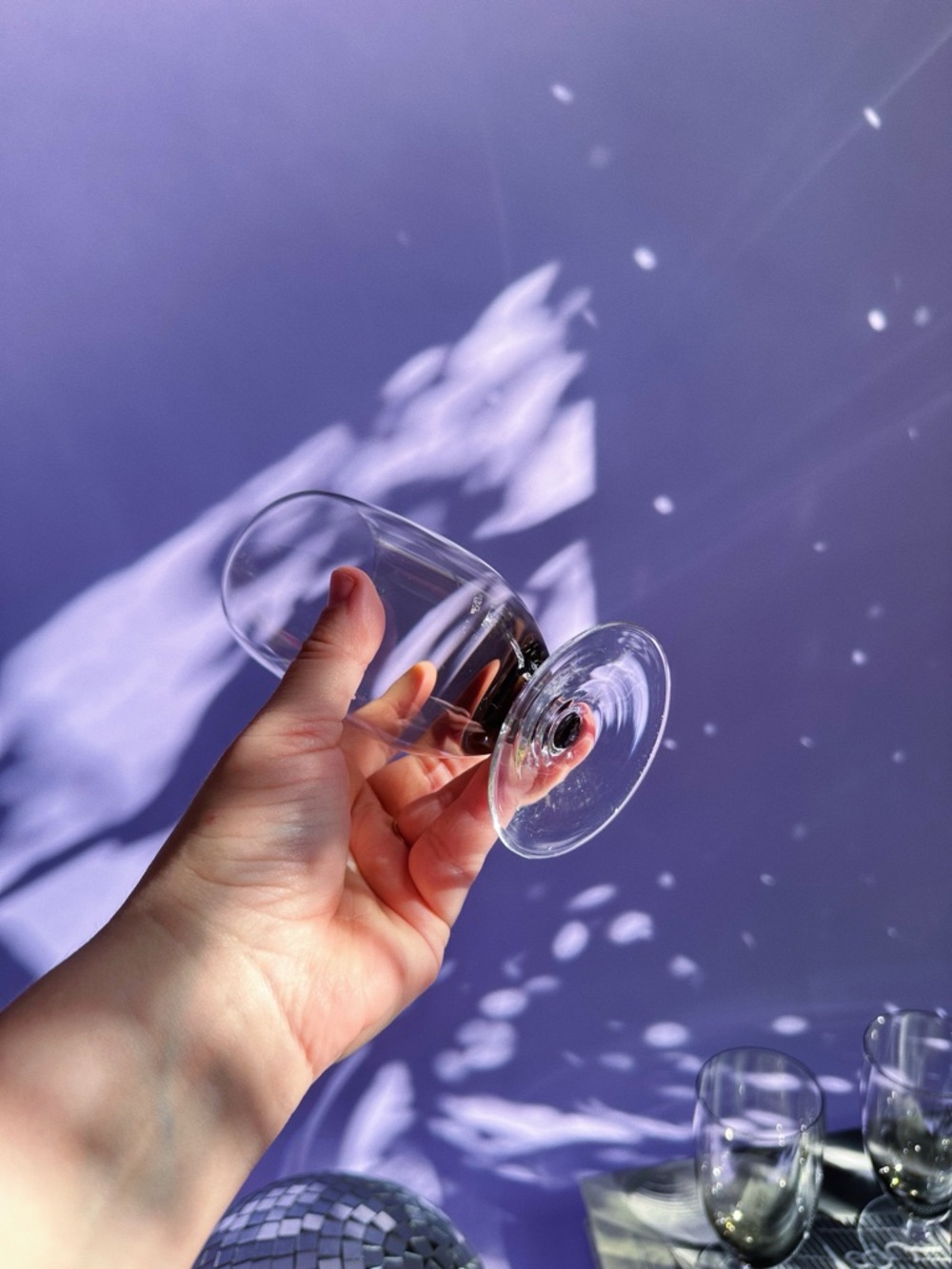 4 BelKraft Moonglo BK1 West German Contemporary Hand Blown Water Goblets - Picture 5 of 8